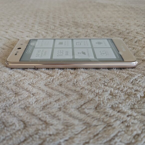 BLU Grand X GSM Unlocked Dual SIM Android 6.0 5" HD Display Smartphone - Gold - Picture 6 of 8